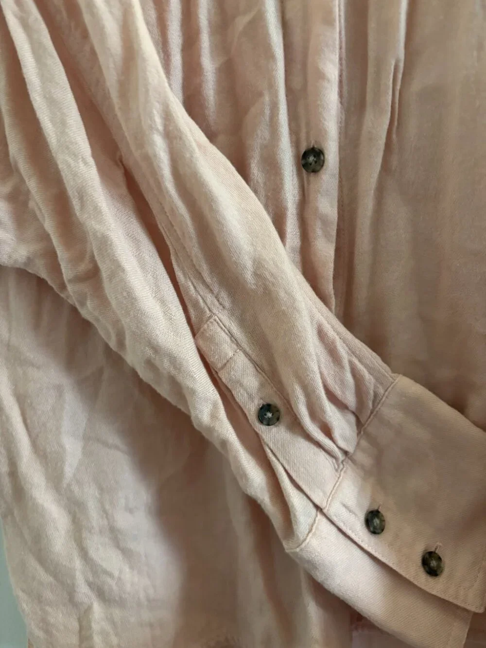 Madewell Blush Pink Button-Down Shirt Women's Medium